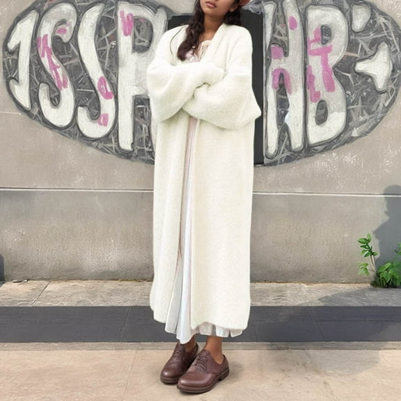 Long Women's Knit Cardigan Belted Cozy Autumn Winter Sweater Casual European Style For Layering Womens Button down Sweater Cardigan Sweater Coats plus Womens Cardigan Lightweight Summer Cardigans