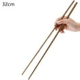 thumbnail image 1 of Long Wooden Chopsticks, 32cm Extra Long Cooking Chopsticks, Reusable Noodle, Cooking, Frying for Hot Pot,, 1 of 9