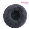thumbnail image 1 of Long haired ultra soft pet cat bed plush washable calming bed donut bed comfortable sleeping artifact (Dark Grey,40cm), 1 of 7