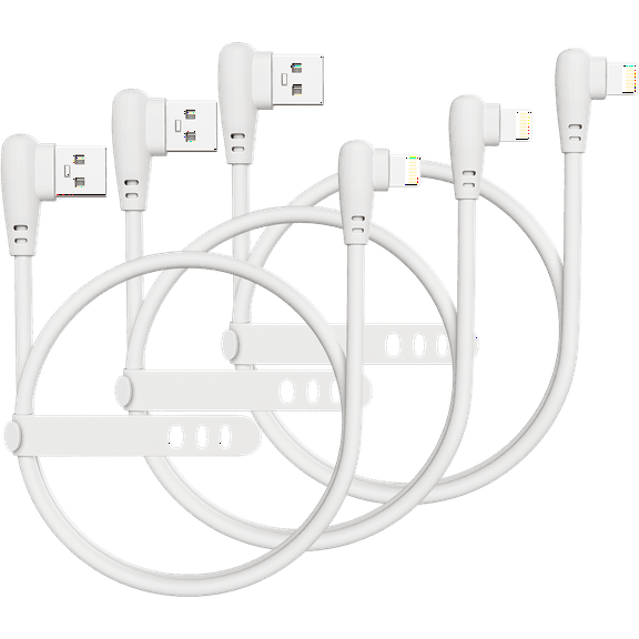 Long iPhone Charger 3 Feet,6 ft,6 ft,3Pack Lightning Cables,TPU Data Sync Long 6 Feet iPhone USB Charging Cable Cord for iPhone 11 Case/11 Pro / 11 Pro Max/XS/XS Max/XR/X/8,iPad,White