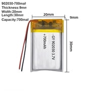 Long-lasting 3.7V Lipo Polymer Battery for Smart Bracelet LED Light