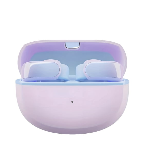 BT 5.4 Open Ear Clip Wireless Earphones. Sports Design for Running Cycling, Stereo HD Calling. Comfortable for Music Videos, Compatible with Android iPhone. Gaming Earphones for Couples