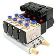 Long lasting Pneumatic Solenoid Air Valve 4V210 08 with Low Friction