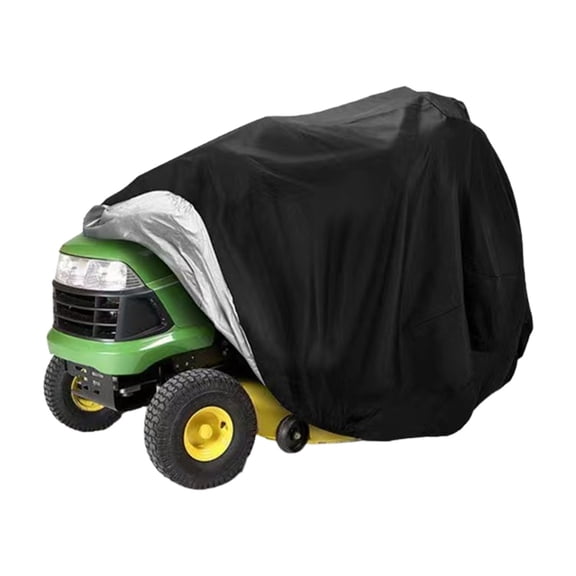 Long-lasting Waterproof Lawn Mower Cover Heavy Duty Oxford Fabric Weather-resistant Shield General Fit For Mounting Tractors