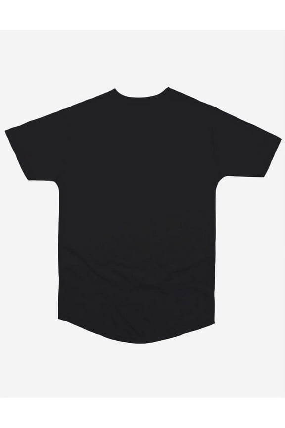 Long-line - Curved Hem T-Shirt | 3030 | Black | XSarge