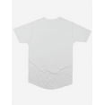 thumbnail image 1 of Long-line - Curved Hem T-Shirt | 3030 | White | Large, 1 of 4