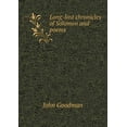 thumbnail image 1 of Long-lost chronicles of Solomon and poems (Paperback), 1 of 1