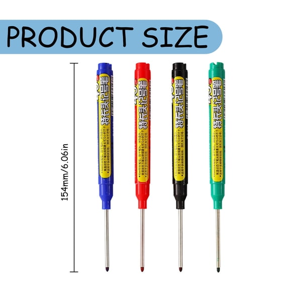 Long nib deep hole marker pen extra length for precise marking