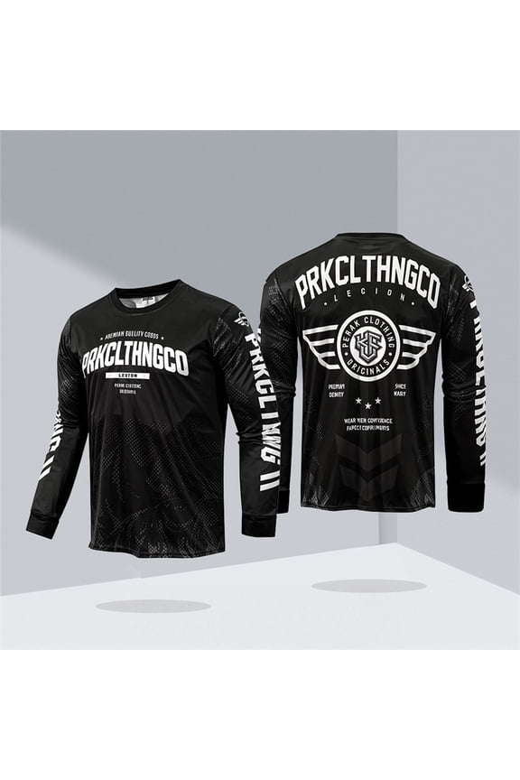 Long sleeve cycling for men jacket Rding motorcycle jersey motor sports shirt Racing