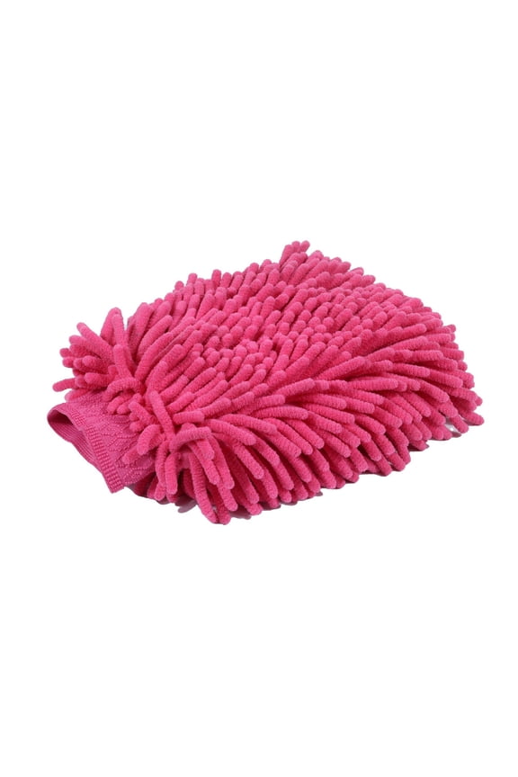 Long velvet chenille car wash gloves, thickened coral fleece foam, single-sided and double-sided switching, making car washing more effortless