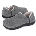 thumbnail image 1 of LongBay Men's Cozy Memory Foam Slippers Comfy Fuzzy Plush Lining House Shoes Indoor Outdoor, 1 of 6