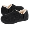 thumbnail image 1 of LongBay Men's Cozy Memory Foam Slippers Comfy Fuzzy Plush Lining House Shoes Indoor Outdoor, 1 of 6