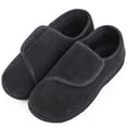 thumbnail image 1 of LongBay Men's Memory Foam Diabetic Slippers Comfy Warm Plush Fleece Arthritis Edema Swollen House Shoes, 1 of 8