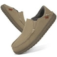 thumbnail image 1 of LongBay Men's Moccasin Slippers Comfy Memory Foam House Shoes for Indoor Outdoor, 1 of 6