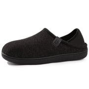 LongBay Mens Slippers with Removable Supportive Insole Slip on Casual House Shoes for Indoor Outdoor Bedroom Garden