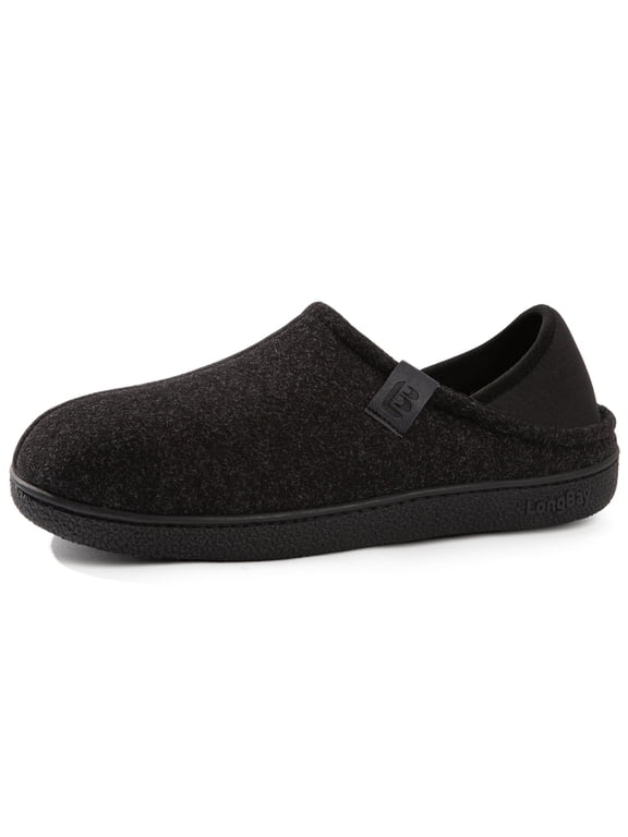 Mens Slippers with Removable Supportive Insole Slip on Casual House Shoes for Indoor Outdoor Bedroom Garden