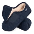 thumbnail image 1 of LongBay Women's Adjustable Diabetic Slippers Memory Foam Arthritis Edema Fuzzy House Shoes, 1 of 7