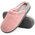thumbnail image 1 of LongBay Women's Chenille Knit Slippers Comfort Memory Foam Slip on House Shoes Indoor Outdoor, 1 of 7