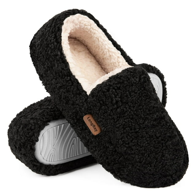 supportive slip on house shoes