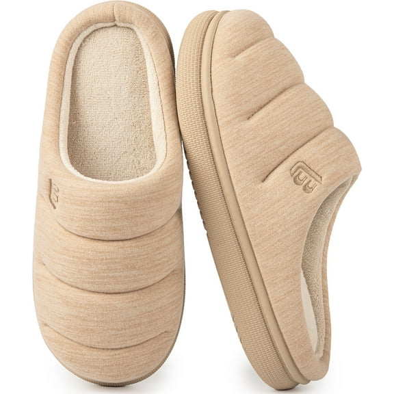 LongBay Women's House Slippers Ultra-Soft Memory Foam Bedroom Shoes Slip On Clogs for Indoor Outdoor