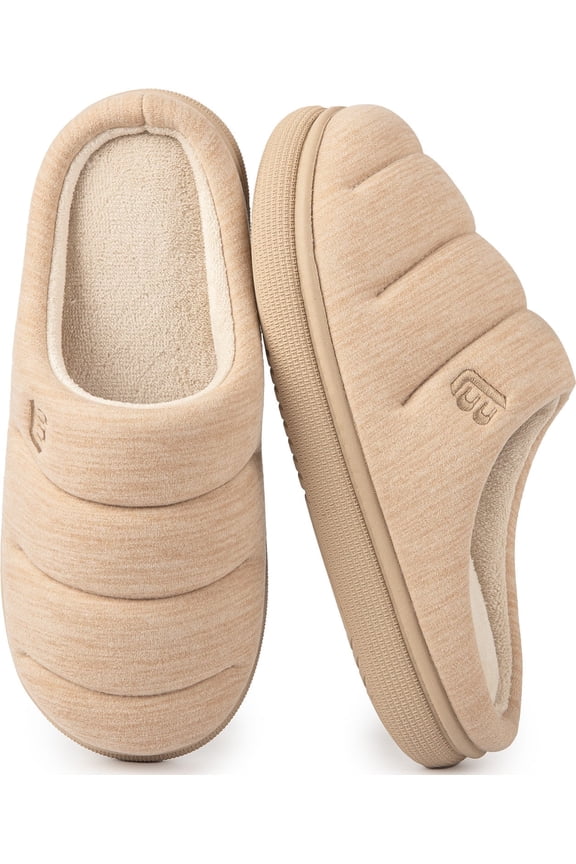 LongBay Women's House Slippers Ultra-Soft Memory Foam Bedroom Shoes Slip On Clogs for Indoor Outdoor