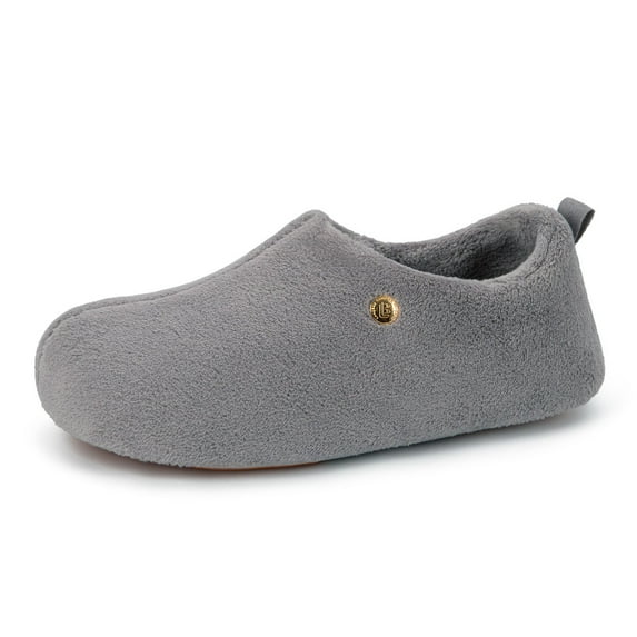 LongBay Women's Slippers Coral Fleece Comfort Memory Foam Indoor Outdoor House Shoes