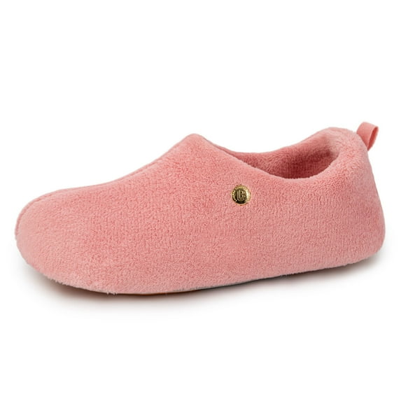 LongBay Women's Slippers Coral Fleece Comfort Memory Foam Indoor Outdoor House Shoes