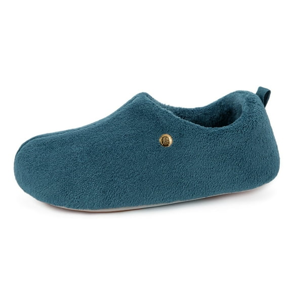 LongBay Women's Slippers Coral Fleece Comfort Memory Foam Indoor Outdoor House Shoes