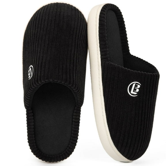 LongBay Women's Slippers Soft Comfy Memory Foam Slip-On Indoor House Shoes with Non-Slip Sole