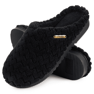 FitFlop Shuv Two-Bar Shearling-Lined Suede Slippers for Women
