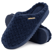 LB LONGBAY SINCE 1997 LongBay Women’s Soft Flannel Memory Foam Slippers Slip on House Fuzzy Shoes Indoor Outdoor