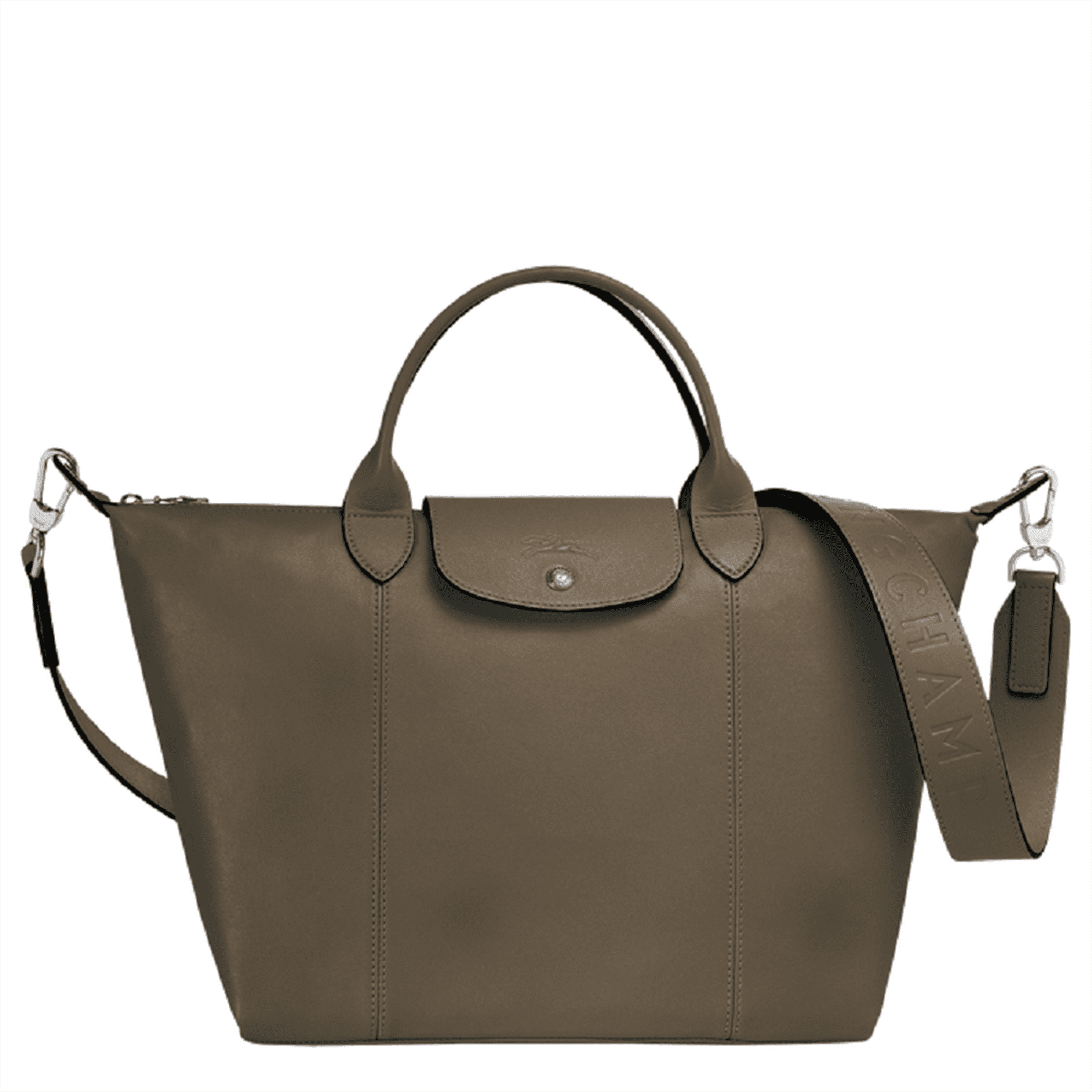 Longchamp Le Pliage Crossbody Messenger Nylon Bag ~NEW~ Khaki