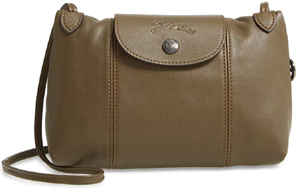 Longchamp Leather Le Pliage Cuir Cross-Body Bag