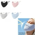 thumbnail image 1 of LongDay Silk Mask Summer Sun Protection Masks For Women Breathable Ear Masks Protect Eyes From UV Rays Anti Dust Breathable Full Face Masks Reusable and washable, 1 of 10