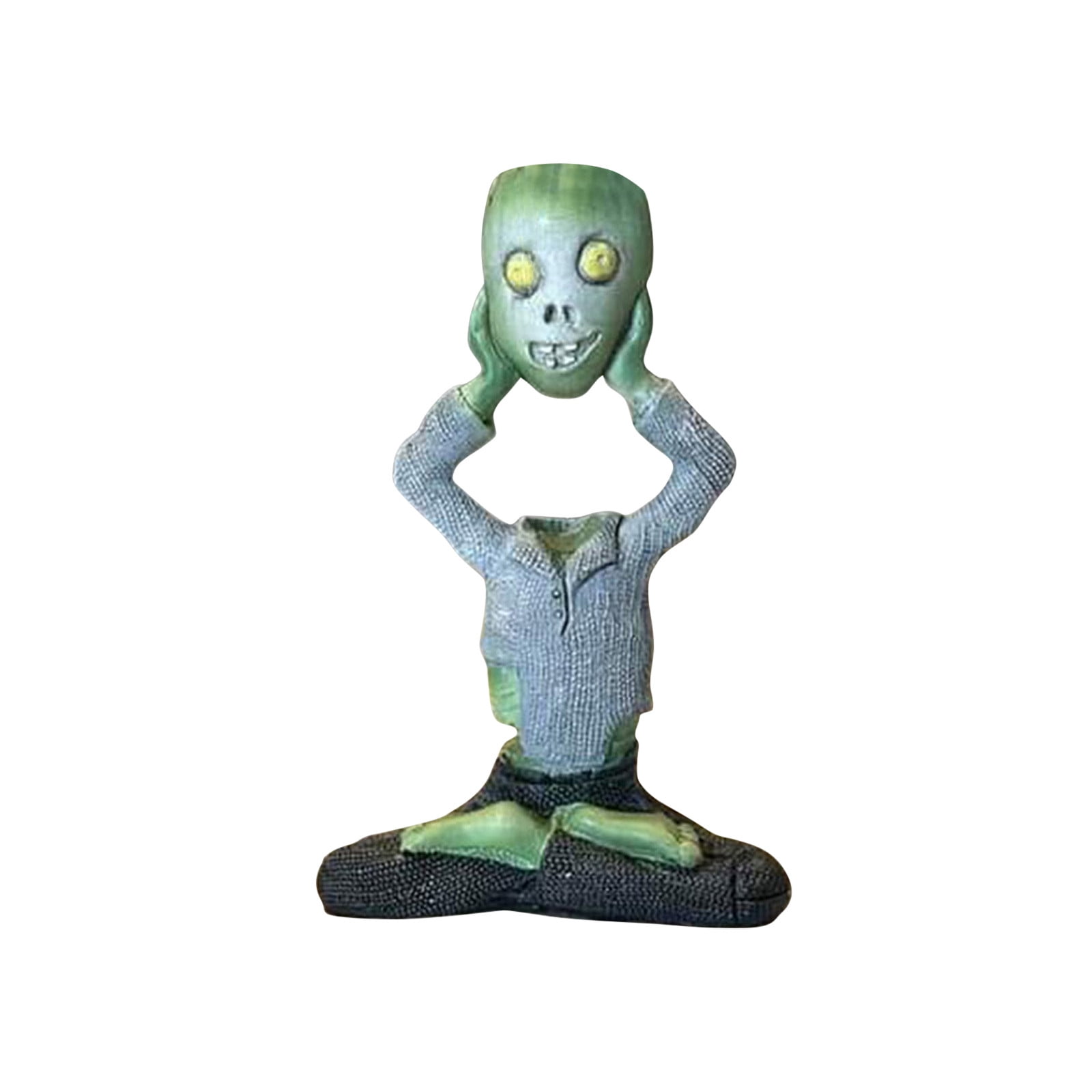 LongHanMao Decoration Ornaments Clearance, Meditating Skeleton Man