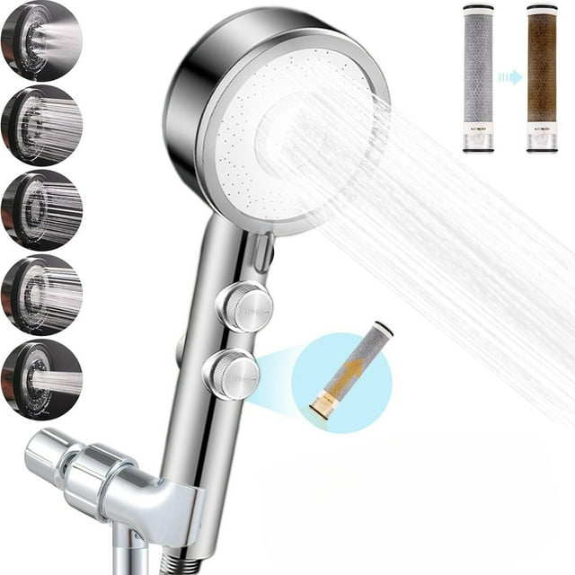 LongHanMao Multiple Control Shower Head Shower High Pressure Handheld
