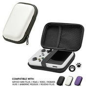 LongLiYi Hard Carrying Case For Miyoo Mini Plus Anbrnic/RG35XX/R36S/R35S Shockproof With 2 Joysticks Caps Portable Storage Bag Scratch Carrying Case For Retro Handheld
