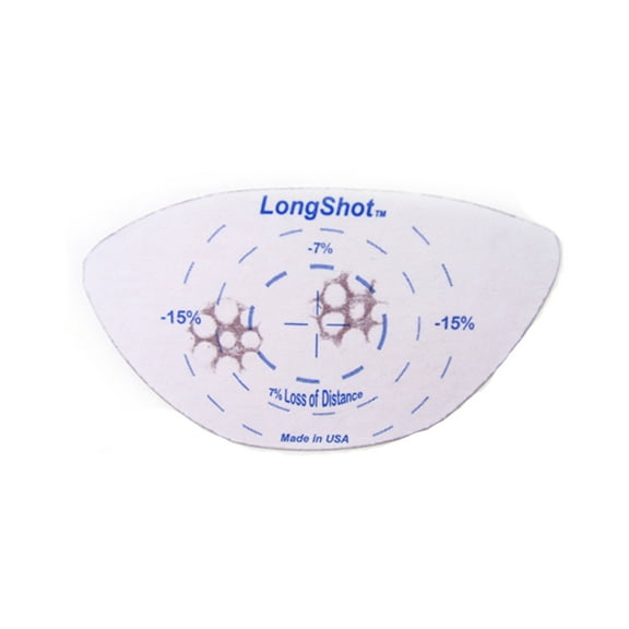LongShot Golf Impact Label Pack - 200 Oversized Wood Labels
