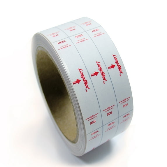 LongShot Golf Impact Label Roll - 600 Club Fitter Lie Strips
