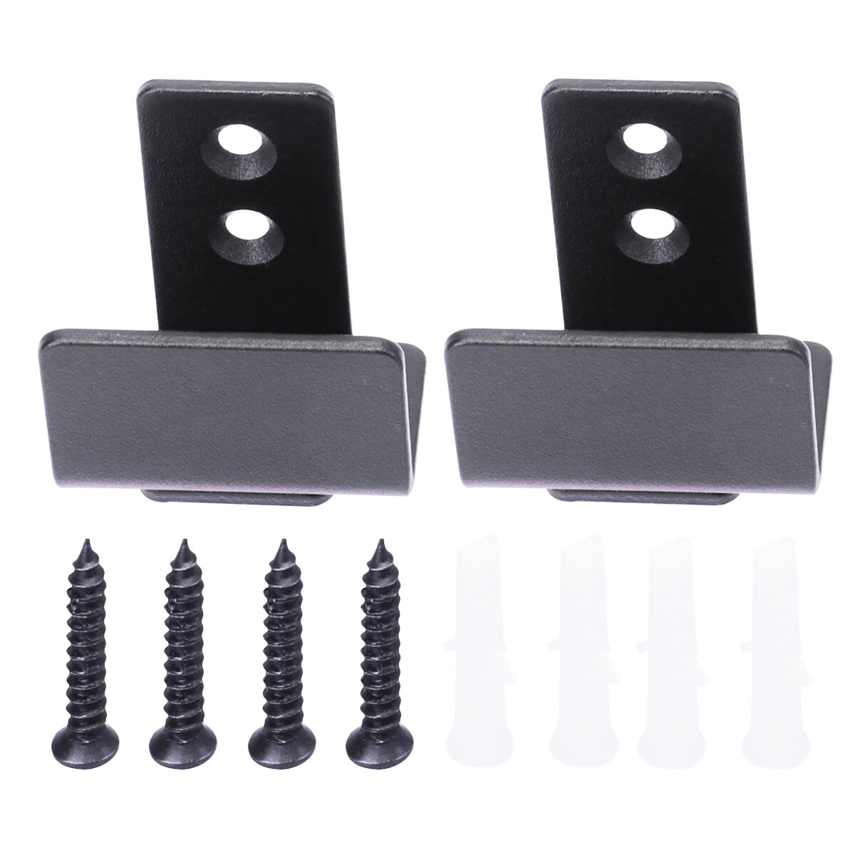 LongYTong 2 Pcs Barn Through Sliding Barn Door Hardware Barn Door Track