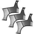 LongYTong 3Pcs Whiskers Shaper Set Beard Molding Ruler Beard Cutting