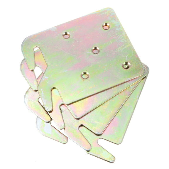 IMIKEYA 4Pcs Wood Bed Hook Sturdy Bed Rail Fittings with Easy Installation