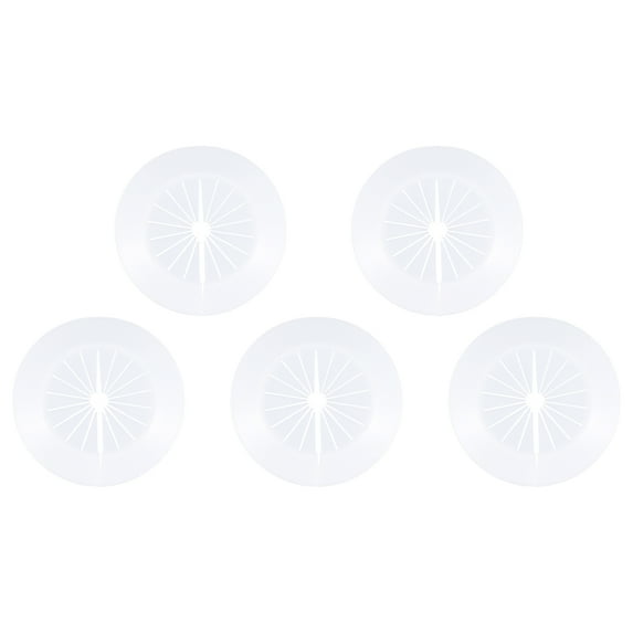 IMIKEYA Heating Pipe Cover Decorative Cover White PP 5pcs