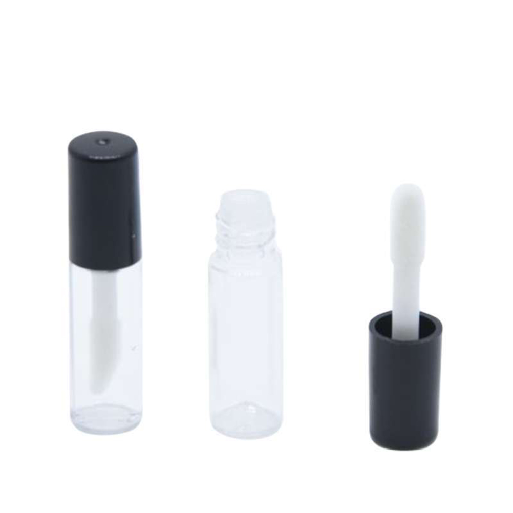 LongYTong 50pcs 1.5ml Clear Mini Lip Gloss Tube Refillable Empty Lip