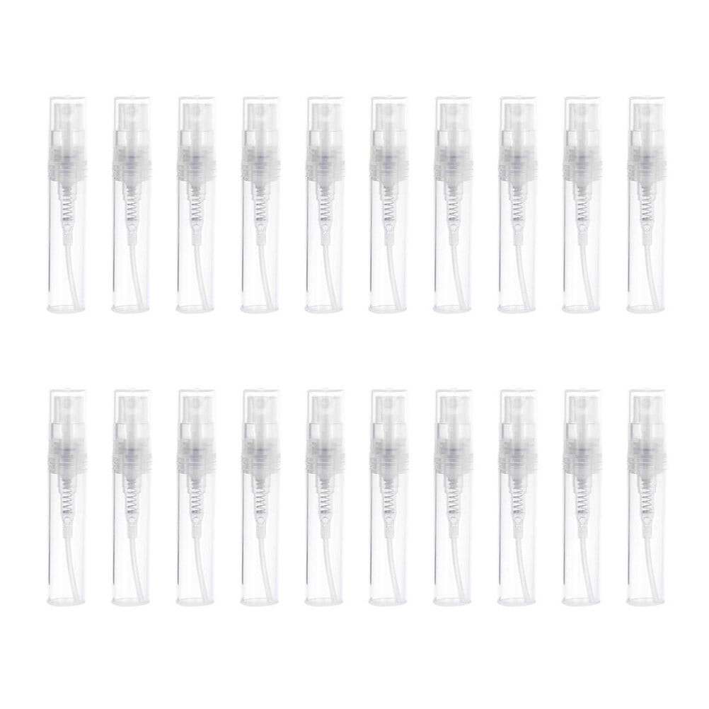 LongYTong 50pcs Plastic Spray Bottles Refillable Empty Bottles Perfume
