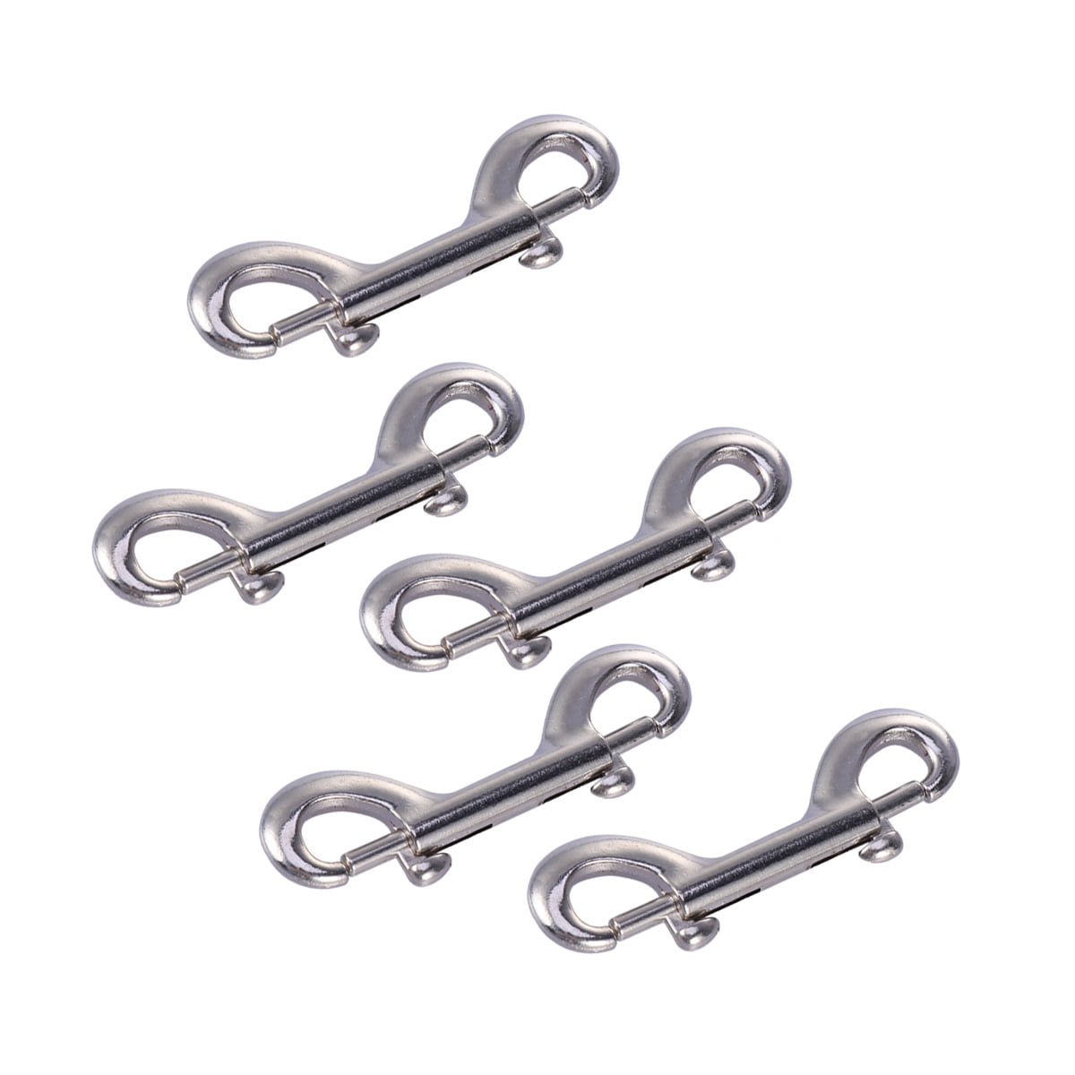 LongYTong 5pcs 118mm Zinc Alloy Double End Bolt Snap Hook Marine Grade Double Ended Snaps Diving