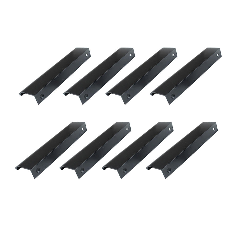 LongYTong 8 PCS Kitchen Door Handles Black Handles for Doors
