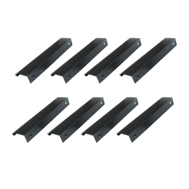 LongYTong 8 PCS Kitchen Door Handles Black Handles for Doors