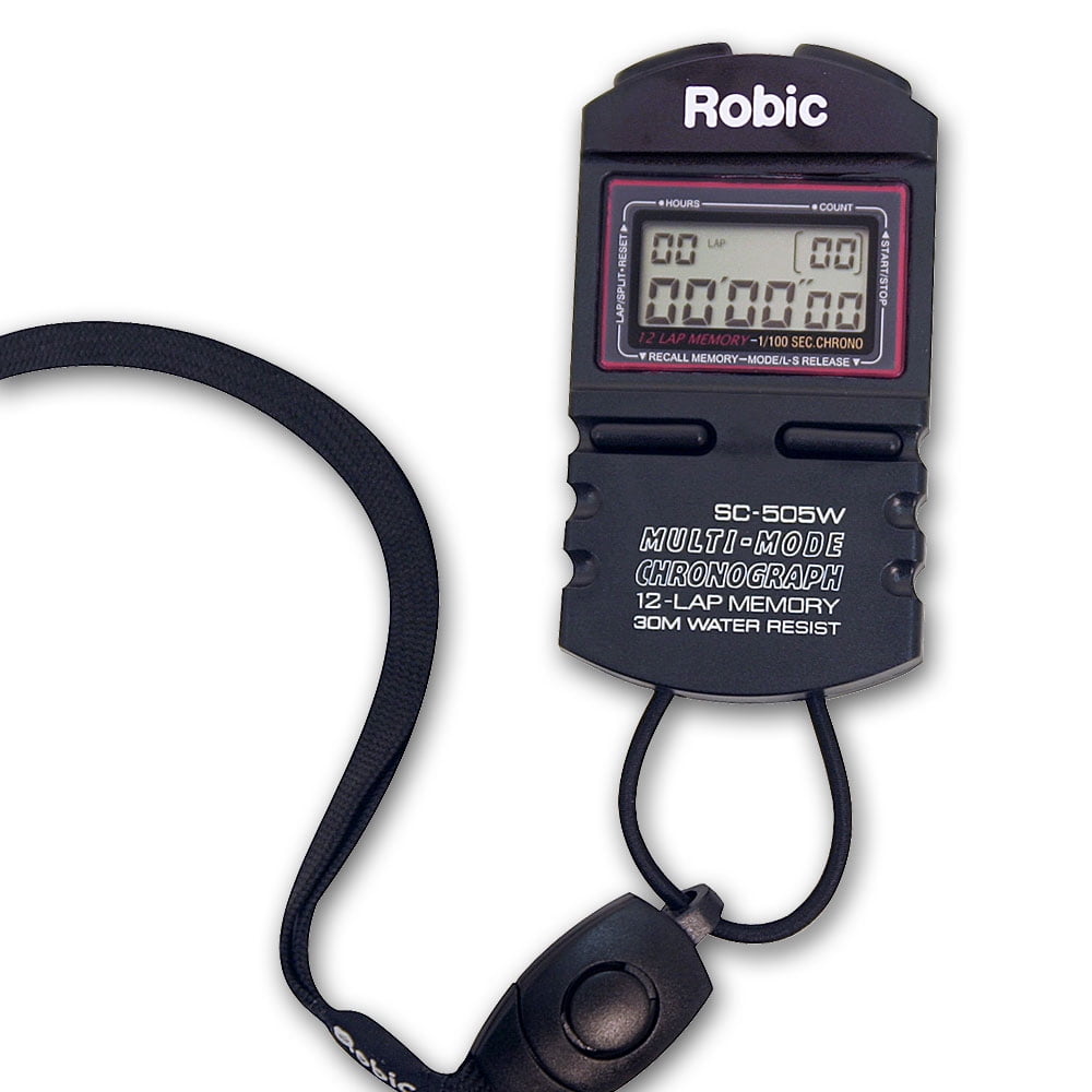Robic Timer Longacre 22168 Robic Racing Lap Timer Stopwatch SC-505W - Walmart.com