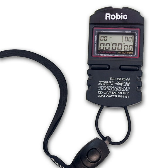 Longacre 22168 Robic Racing Lap Timer Stopwatch SC-505W